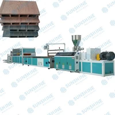 Outside Outdoor Exterior PP PE Wood Plastic Composite Machinery