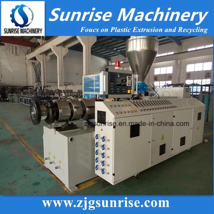 Sjz92/188 Plastic PVC Pipe Extruder PVC Profile Extruder