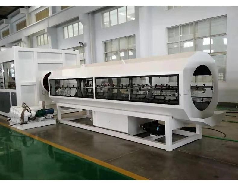 Plastic HDPE PE PPR Rigid Water / Gas Oil Supply Pipe Tube Single Screw Extruder Extrusion Production Line