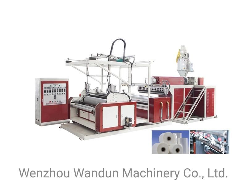 High Quality Factory Price of PE LDPE HDPE LLDPE Single Layer Stretch Film Making Machine