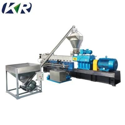 Co-Rotating Parallel Plastic Masterbatch Filling and Compounding Twin Screw Extruder
