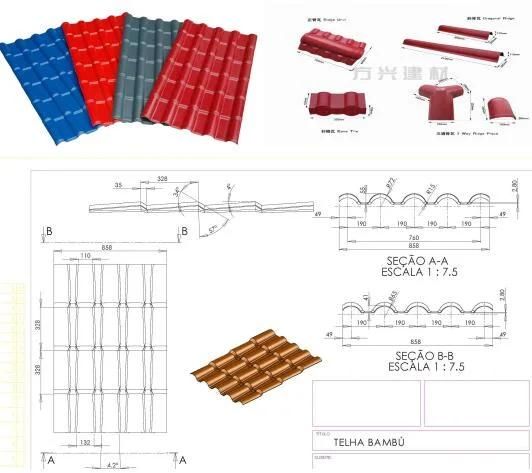 China Wholesale Price Plastic PVC/UPVC+PMMA/ASA Corrugated Foaming/Foam Roofing Tile Extrusion Machine