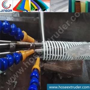 Plastic Reinforced Spiral Suction Tube Extruder Machine with Tractor and Coiler