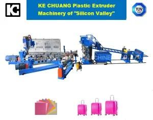 ABS, PC Three-Layer Twin Screw Plastic Sheet Extruder Machine