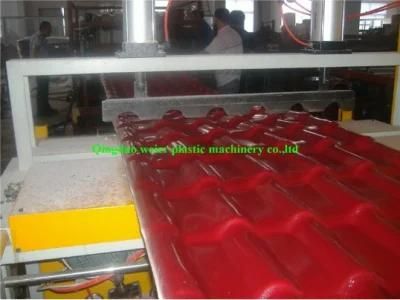 PVC Glazed Roof Tile Extrusion Line/Making Machine