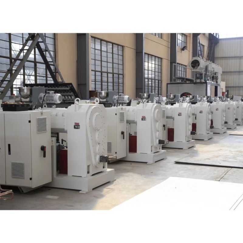 Plastic PVC Double Screw Extruder for Pipe Profile Production