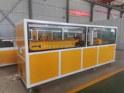 PE WPC Outdoor Hollow Decking Balcony Decking Production Line