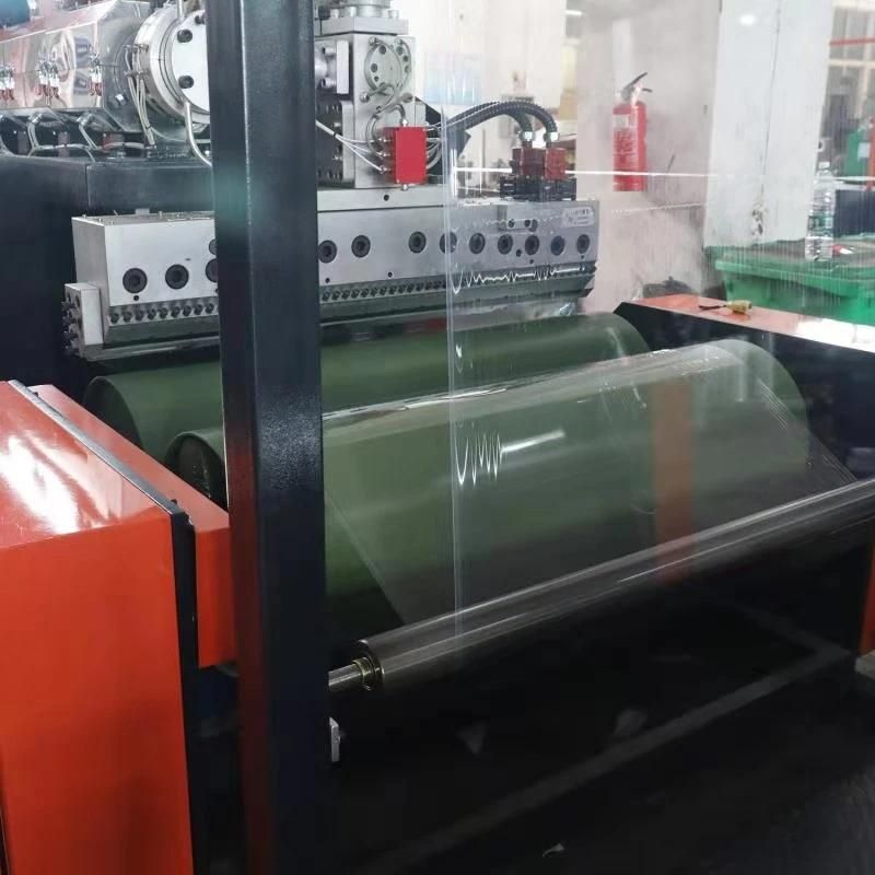 LLDPE/PE Double Layer Co-Extrusion Stretch Film Making Casting Machine