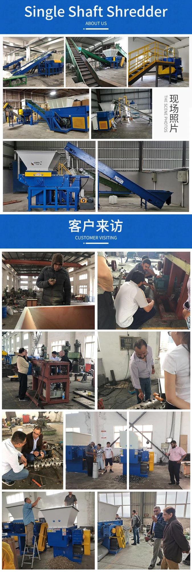 HDPE Pipe Shredder/Shredder for Plastic Pipe/Shredder for Big Diameter Pipe/Shredder for 630 Plastic Pipe/Plastic Pipe Shredder/Strong Pipe Shredder