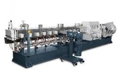 HS 500kg/H PE Filler Masterbatch Plastic Compounding Twin Screw Extruder