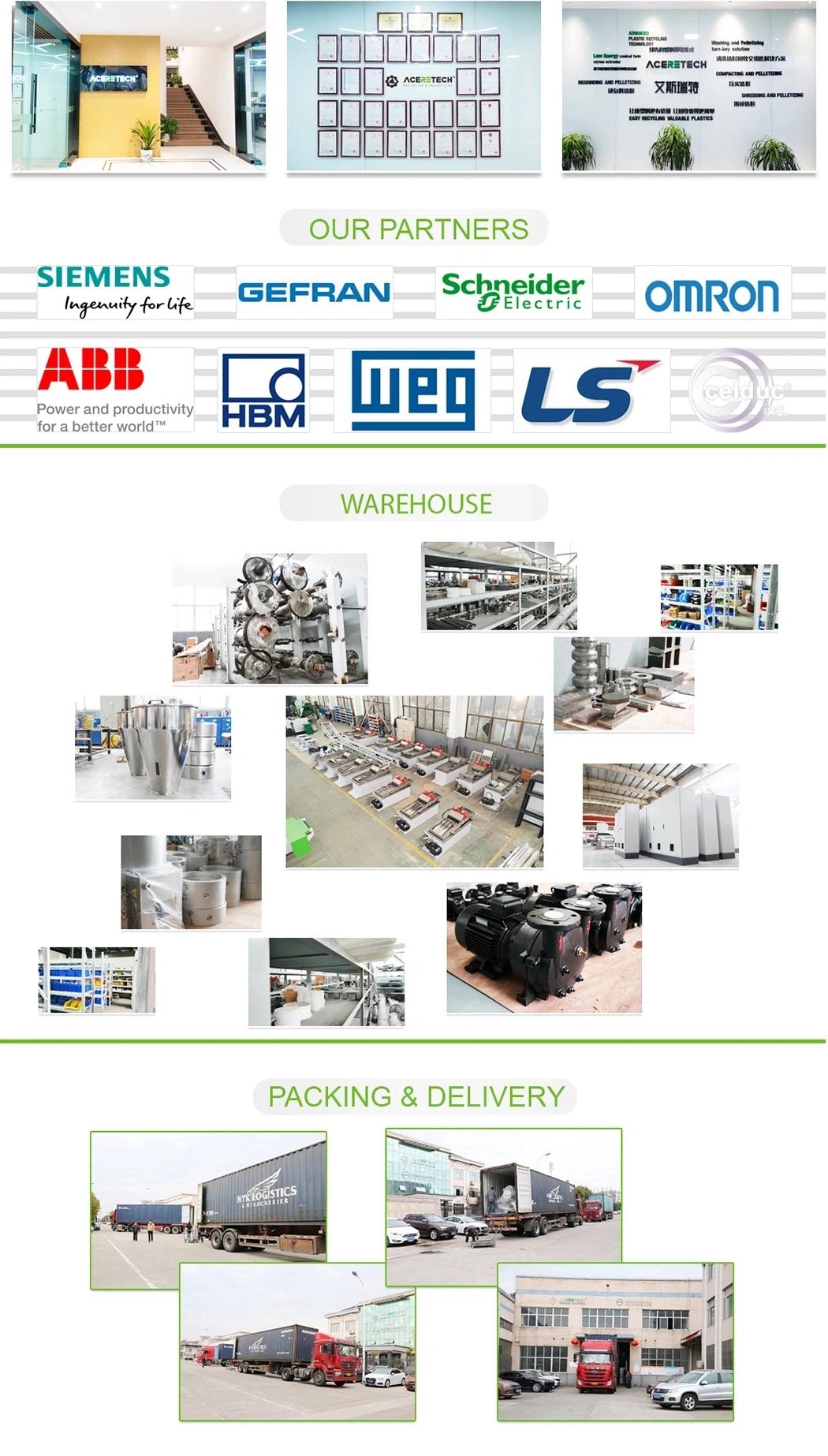 Aceretech Plastic Recycling Machinery for Plastic Bottles Washing