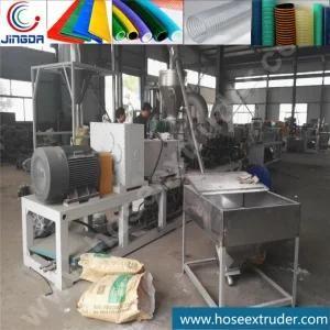 500kg/H Rigid PVC Pelletizing Granulation Extruder Machine Line