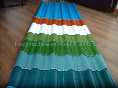 PVC Corrugated Wave Roof Sheet Extrusion Line Extruder Machine