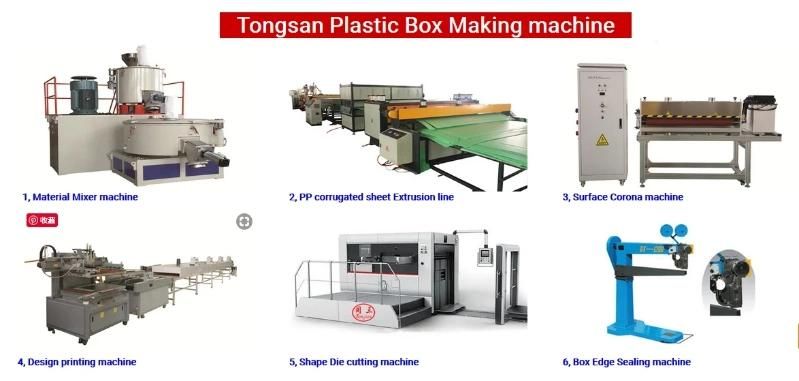 Tongsan 2600mm PP Hollow Corrugated Sheet Making Machine for India Customer