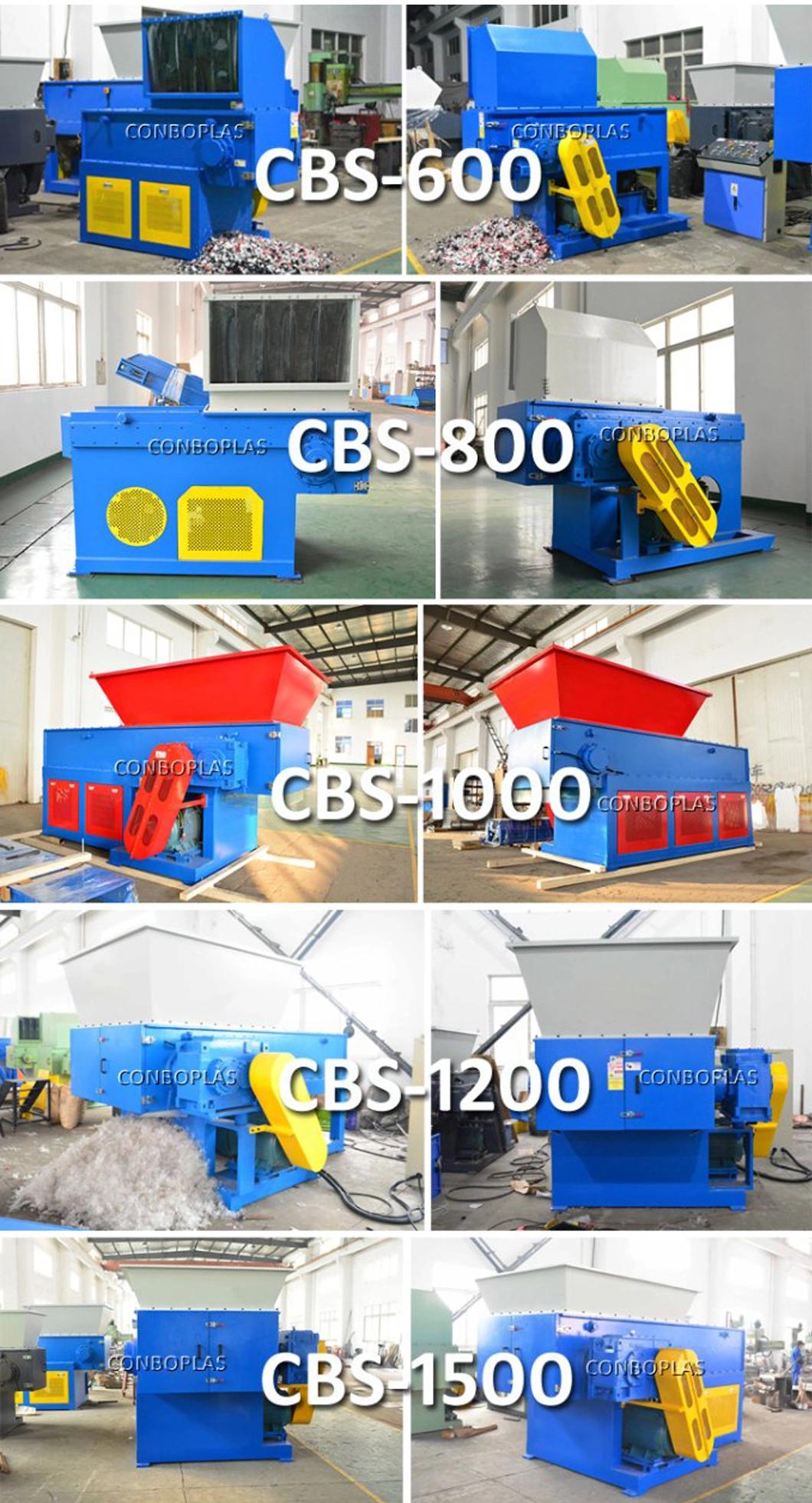 ABS PVC PP PE Lumps Shredder Belt Conveyor Crusher Machine