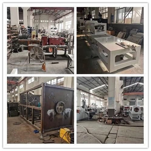 2 Cavity 4 Cavity Automatic PVC Plastic Wall Protection Corner Profile Double Screw Extrusion Production Line Vacuum Mold System with Hole Punching Device