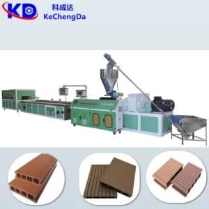 Sjsz51/65 PE WPC Decking Board Profile Extruder Production Line