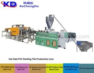 Plastic Recyling PVC Roofing Tile Sheet Extrusion Machine