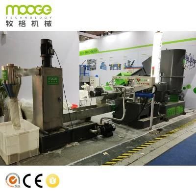 high capacity plastic pe film recycling granulating machine