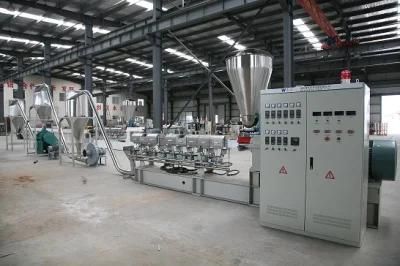 PE Based on WPC Parallel Twin-Screw Pelletizer Granulating Line (Crushing Process)