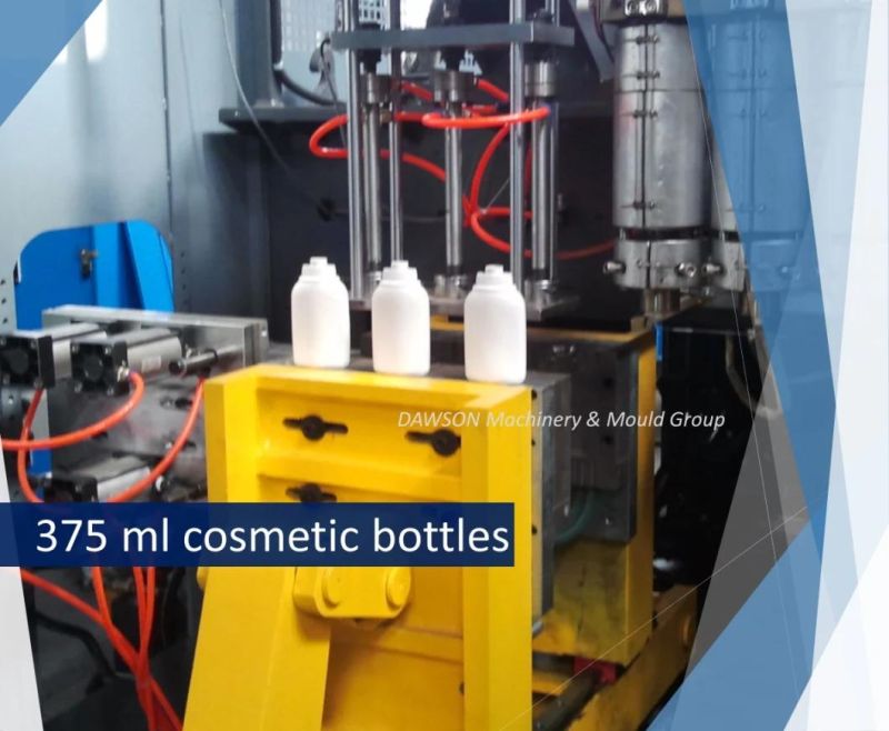 Auto Deflashing for 375ml Cosmetic Bottle Plastic Moulding Machine