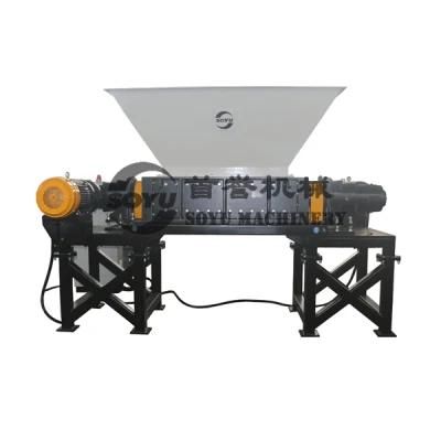 Twin Shaft Shredder for Sale / Plastic Jumbo Bags Shredder