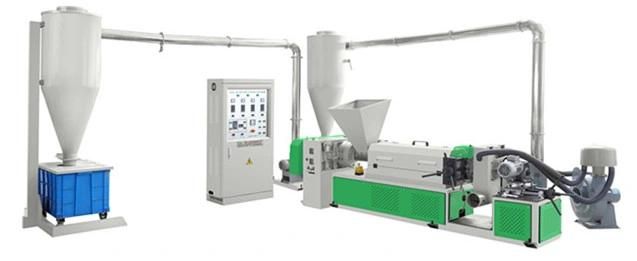 Air Cooling Heat Cutting Recycling Machine Plastic PVC PP PE Granule Making Machine Granulator