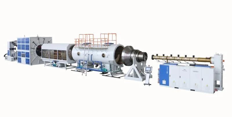 High Output Advanced Specification PE Heat Preservation Pipe Extrusion Line Plastic Machine