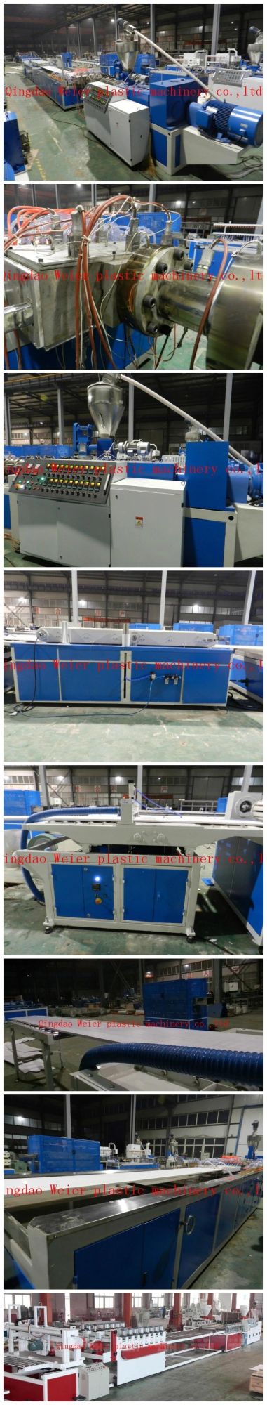 Wood Plastic Composite Doors Board Frame Extrusion Machine