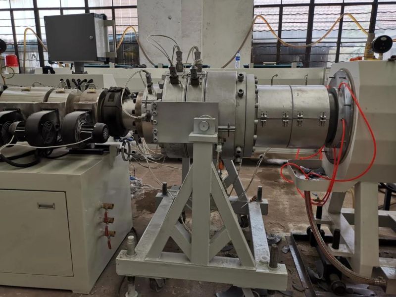 110-315mm Sjsz-80/156 Conical Twin Screw PVC/UPVC Pipe Extrusion Line for Sale in Stock