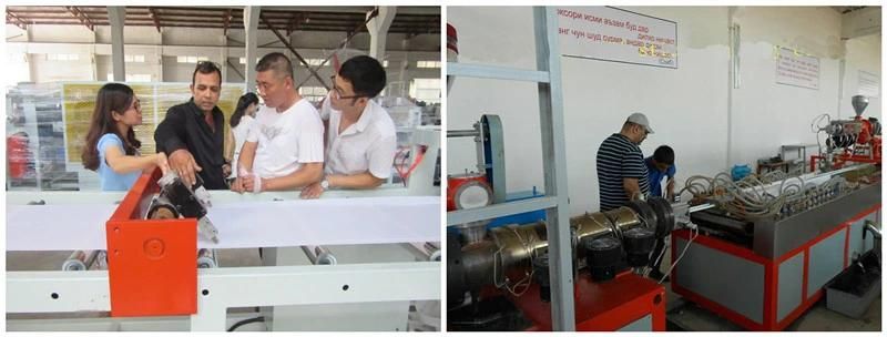 Twin Screw Extruder Machine Line to Make PVC Corrugated Sheet Machine