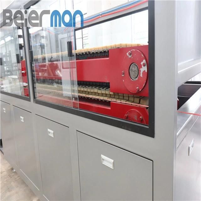 Sjsz-51/105 Conical Twin Screw UPVC/PVC Trunks Extrusion Line
