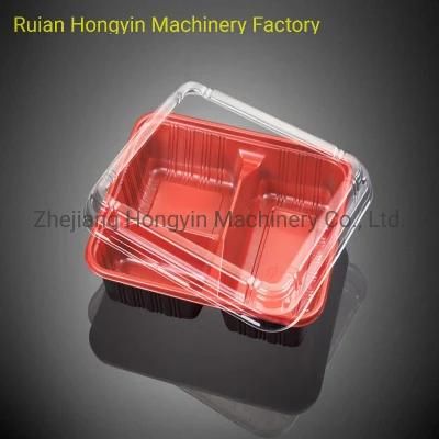 Newly Improved Integrated Heat/ Form/ Cut Cover Lid Thermoforming Machine