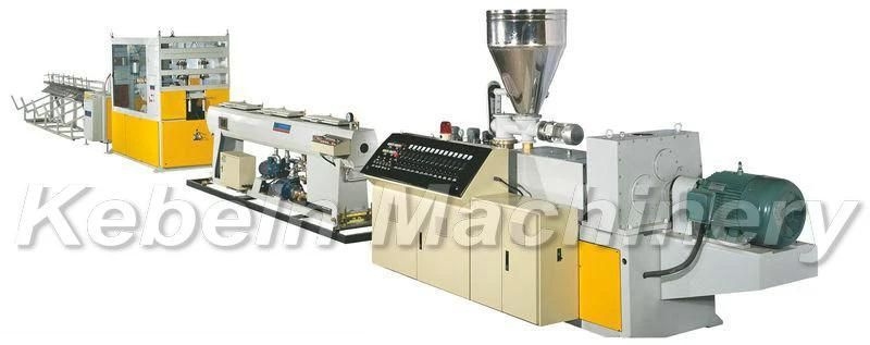 Plastic Conical Twin Screw PVC Water&Electric&Drainage Pipe Extruder/Double Screw Extrusion Machine Line