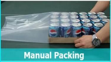 Cans & Bottles Packing Transparent Polyethylene PE Shrink Film Machine
