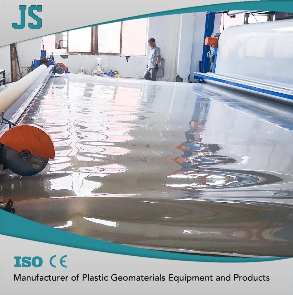 Plastic Flat or Emboss Waterproof Membrane Machine