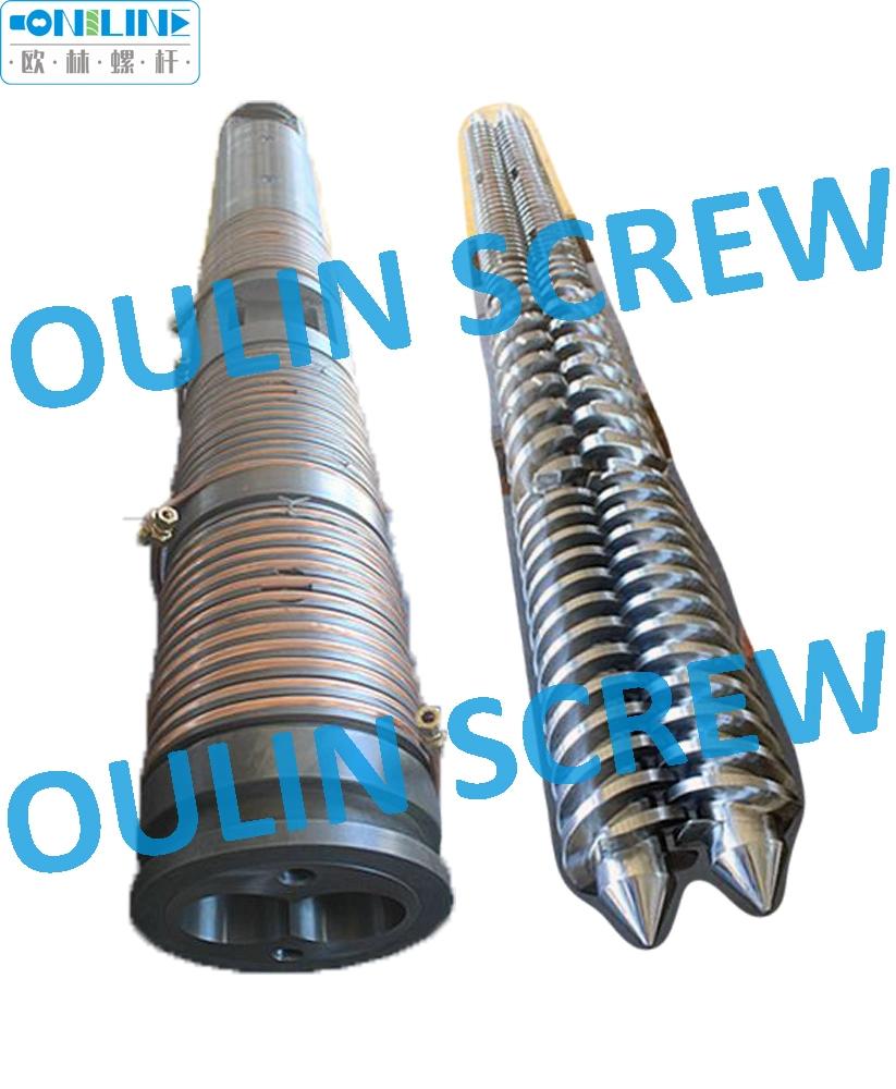 110/20 Twin Parallel Screw and Barrel for PVC Compounding