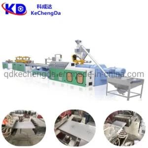 China High Efficiency PVC/WPC Panel Board Ceiling Profile Extrusion Machine/Making ...