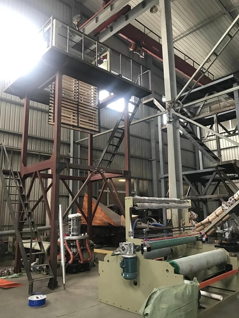 ABA 60 HD/LDPE Film Blowing Machine for Egypt Fair
