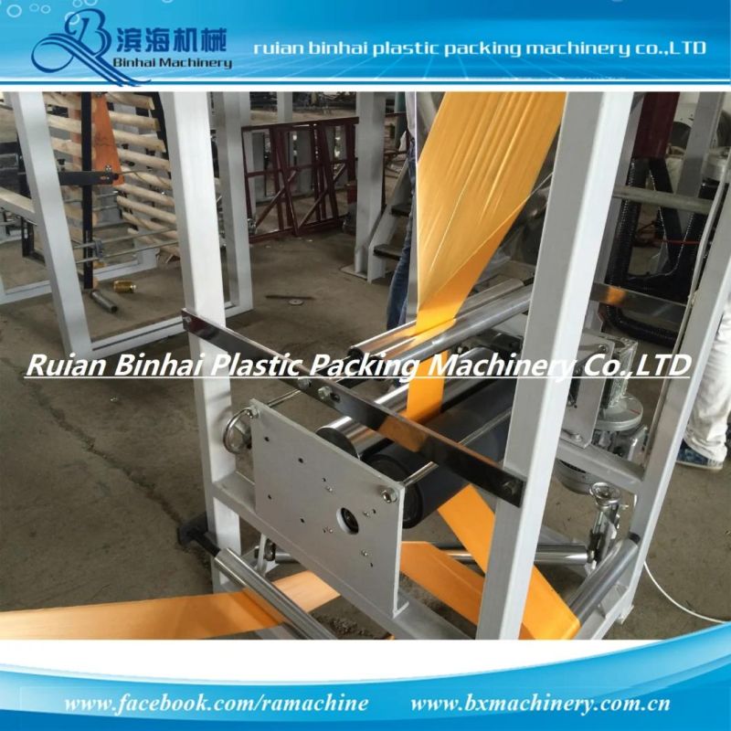 Garbage Bag Extrusion Film Blowing Machine with Folder After Folding Get Mini Size Bags