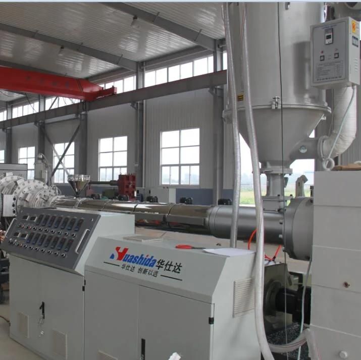 Hollow Wall Spiral Pipe Line HDPE Double Pipe Extrusion Line