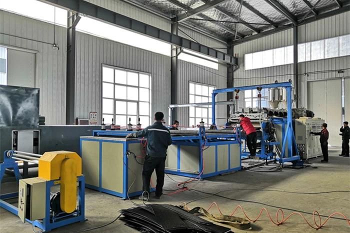 PE Artificial Hard Grass Mat Anti-Splash Car Fender Making Machine