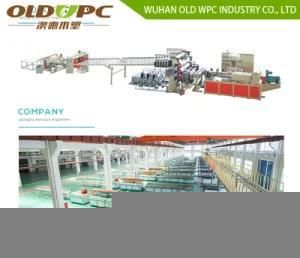 Glueless Rigid Vinyl Plank Waterproof Spc Flooring Production Line Extruder