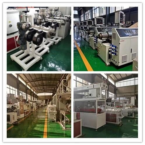 16mm-50mm 2 Mold Cavity PVC Plastic Pipe/Conduit Sjsz55/110 Twin Screw Extrusion Line 38crmoala Screw Material ABB Frequency Inverter