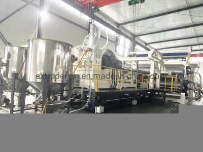 6-7m Width Geomembrana HDPE Lisa Production Extrusion Line