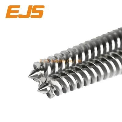 Nitrided or Bimetallic Conical Twin Screw Barrel for Extruders