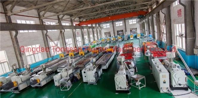 Wastage Wood Plastic Composite WPC Decking Extrusion Line Machine