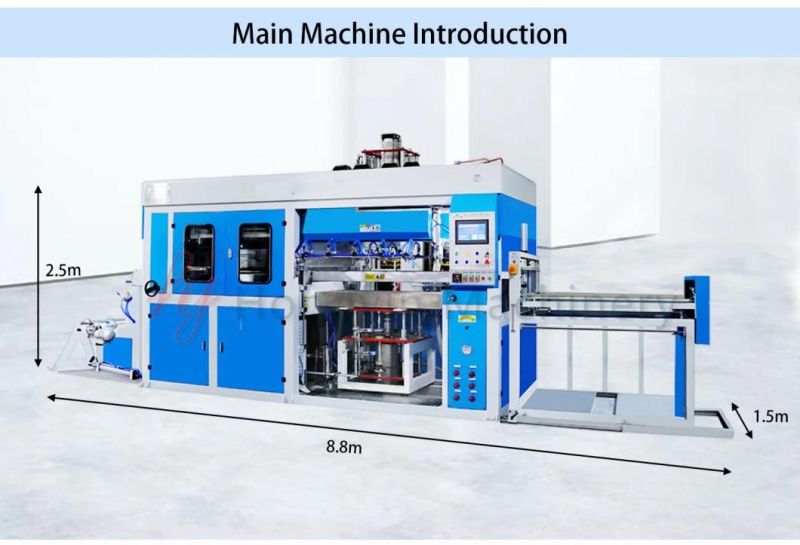 Raw Pet Sheet Vacuum Forming Machine