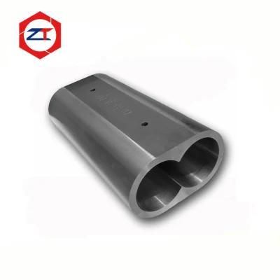 Plastic Machinery Extrusion Bimetallic Twin Parallel Screw Element Barrel