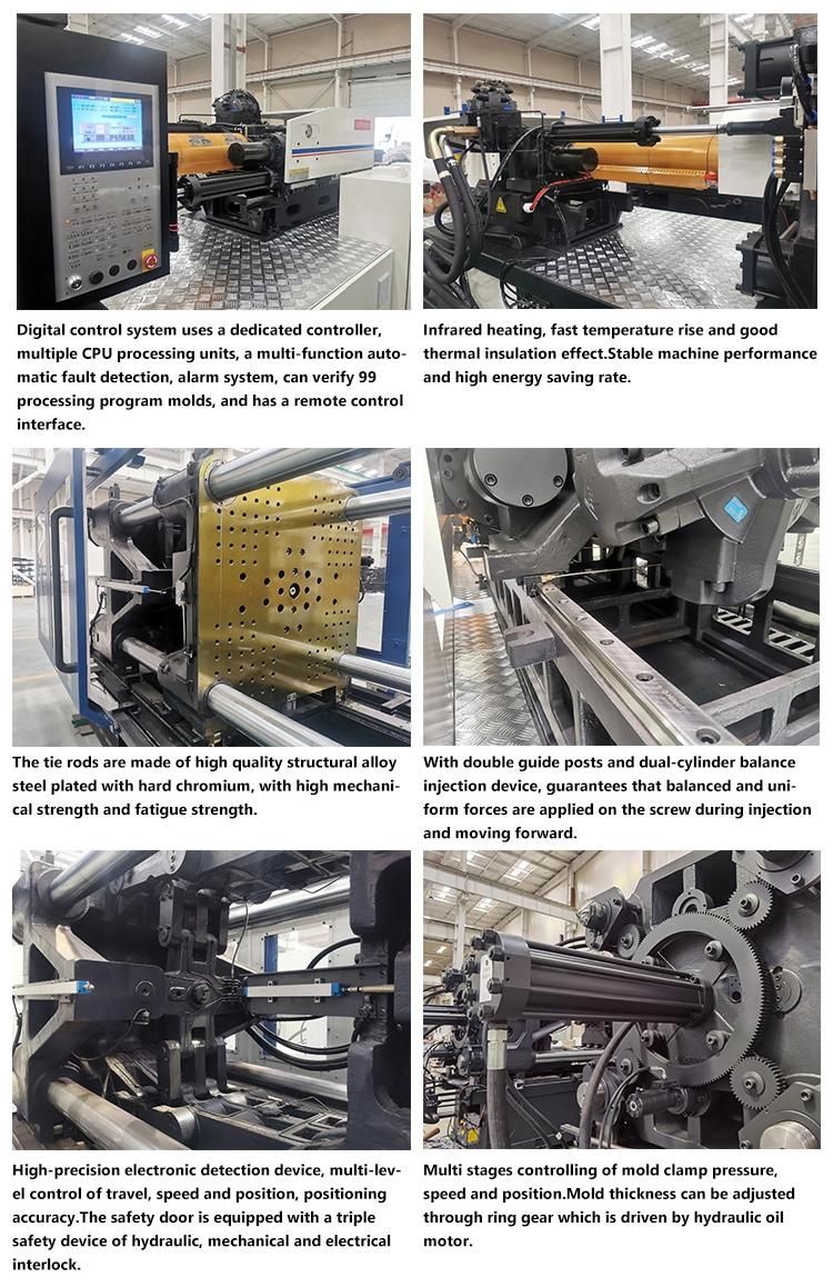 New Design Horizontal Making Machine Servo System Trash Can Injection Molding Machine